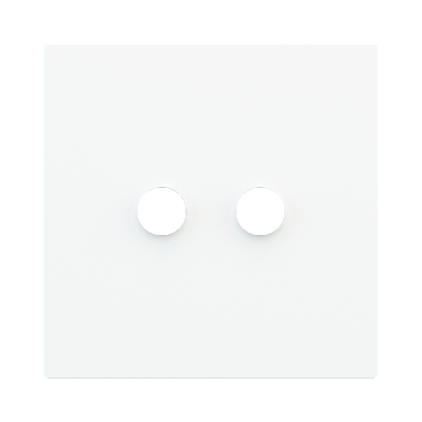 Магнитна рамка за 2 бутона Proxima Metal Pure White EKINEX