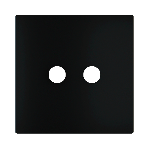 Магнитна рамка за 2 бутона Proxima Metal Insense Black EKINEX