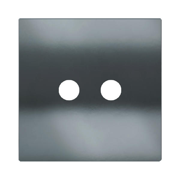 Магнитна рамка за 2 бутона Proxima Metal Black Metal EKINEX