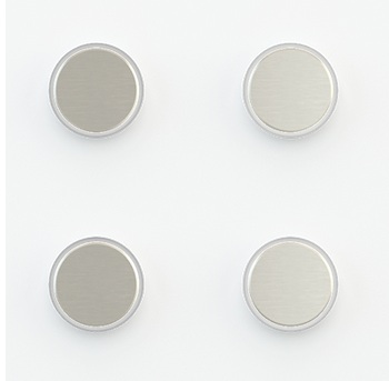 Лицеви панели за 4 бутона Proxima Metal Steel Brushed EKINEX