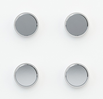 Лицеви панели за 4 бутона Proxima Metal Chrome  EKINEX