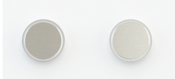 Лицеви панели за 2 бутонa Proxima Metal Steel Brushed EKINEX