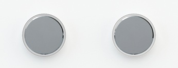 Лицеви панели за 2 бутонa Proxima Metal Chrome EKINEX