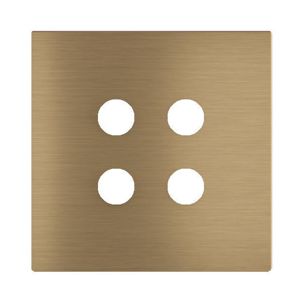 Магнитна рамка за 4 бутона Proxima Metal Antique Brass EKINEX