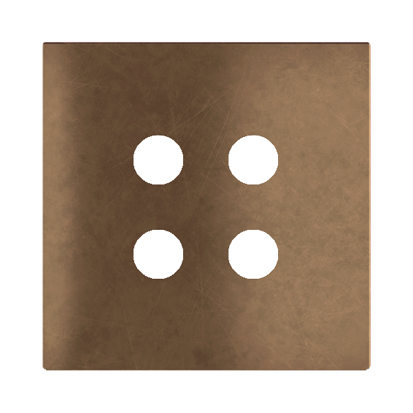 Магнитна рамка за 4 бутона Proxima Metal Bronze Corked EKINEX