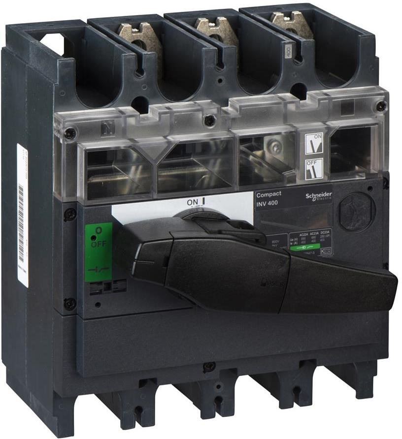 Товаров прекъсвач INV400 3P 400A с ръкохватка SE